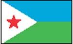 Flag: Dschibuti